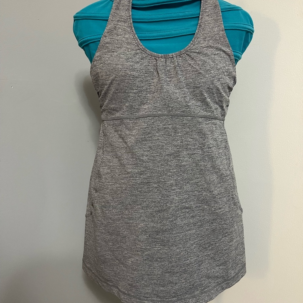 Lululemon Athletica Gray Tank Top